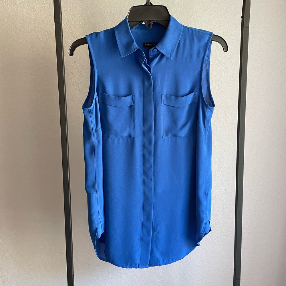 Cobalt Blue Blouse